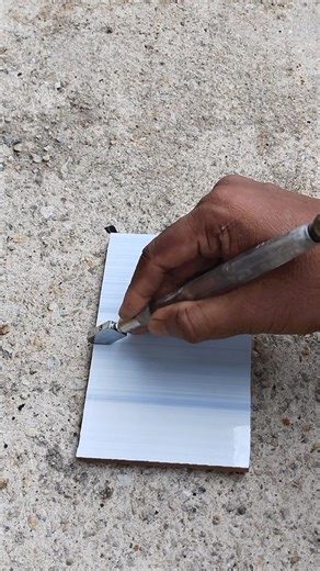 Cutting Ceramic Tile with a Glass Cutter - DIY Tutorial