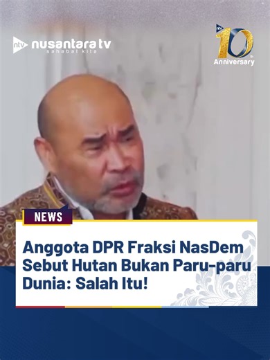 Viktor Laiskodat Mempertanyakan Peran Hutan dalam Oksigen