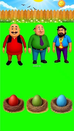 Golden Egg Challenge 🎁😍#viral #funny #cartoon #Challange #animation