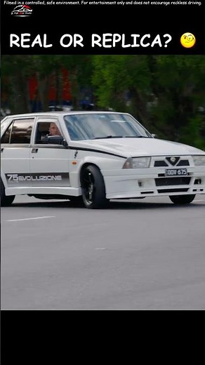 Alfa Romeo 75 Turbo Evoluzione—Is This the Real Deal? 👀 #Alfa75 #Evoluzione