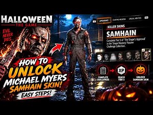 How to UNLOCK Michael Myers SAMHAIN Skin in Halloween: The Game! 🔥 (EASY STEPS)