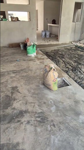 Piso de concreto pulido al cien. #construccion #casa #merida #viral