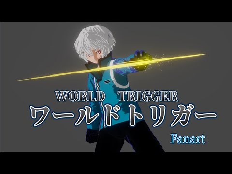 ワールドトリガー 自作ゲーム 3Dモデル改良(シェーディング・アウトライン)