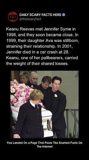 Keanu Reeves’s relationship with Jennifer Syme remains one of Hollywood’s most heartbreaking stories. The two met in 1998 and quickly grew close, welcoming a daughter, Ava Archer, in December 1999. Tragically, Ava was stillborn, a loss that devastated both parents and strained their relationship beyond repair. They separated but stayed deeply connected, often relying on each other as they tried to cope with grief. In April 2001, Syme died in a car crash at just 28 years old after losing control