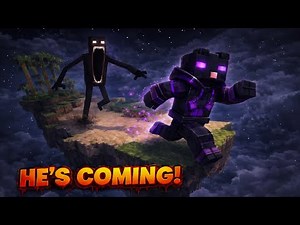 I Survived 100 Days on OneBlock While Being Hunted By MONSTERS In Minecraft