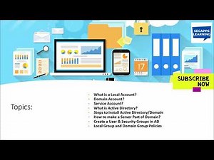 Local Account Vs Domain Account - Active Directory Installation Step by Step | SecApps Learning