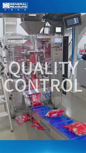 General Measure CW-3K Checkweigher with Metal Detector In Bread Factory