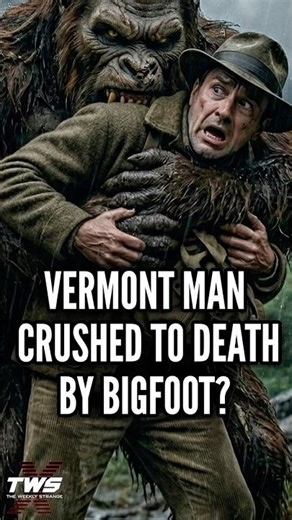 CRUSHED TO DEATH BY BIGFOOT? #paranormalpodcast #podcast THE WEEKLY STRANGE