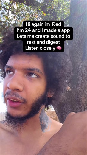 Hi I’m Red and I made an app that lets me create sound to rest and digest
