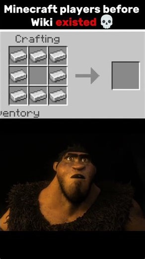 pov: The first Minecraft player ever 😳 #babyshorts