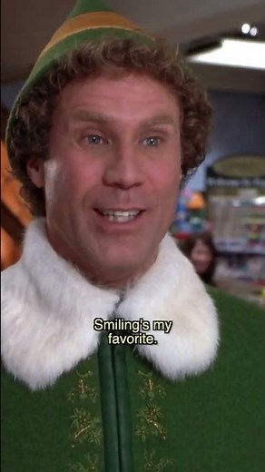 ELF MOVIE - What about when Buddy smiles at the Gimbels manager. Smiling's my favorite. #shorts