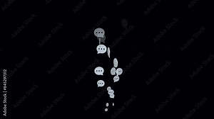 Seamless Loop Chat Dots for Presentation Slides: Elevate your presentations with seamless loop chat dots animations. Designed to captivate your audience with smooth transitions