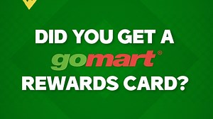 Want to start earning GoMart rewards? Register your GoMart Rewards card information on our app or our website. Get started: https://bit.ly/3jWmAry | GoMart