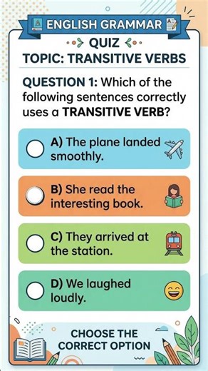 MCQ Transitive Verb