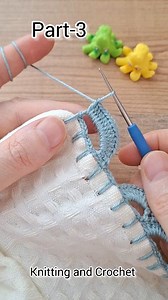 Crochet Knitting Edge Lace Design Model PART-3 🧶💚🧿 #lace #dantel #crochet | Knitting and Crochet