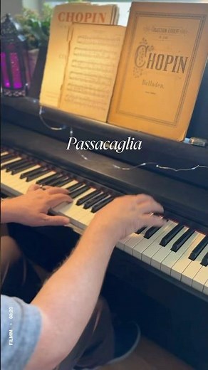 Passacaglia by George Frederic Handel and Johan Halvorsen #piano #handel #passacaglia