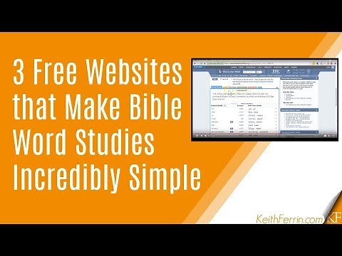 3 Free Websites that Make Bible Word Studies Incredibly Simple