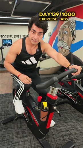 How to Use Spin Bike for Abs Training | Day 139