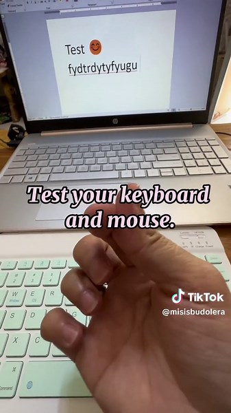 How to connect your wireless keyboard and mouse to your laptop #foryou #fypシ゚viral #wirelesskeyboardandmouse #wirelesskeyboard #wirelessmouse #tutorialtiktok