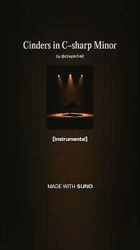 Cinders in C sharp Minor ：「シューベルト：《さすらい人幻想曲》ハ長調 D760 第2楽章」のオマージュ曲。