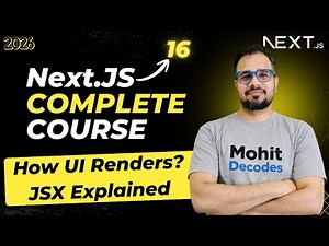 NextJS Tutorial #2 - Rendering User Interfaces | JSX