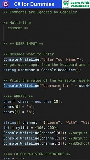 C# for Dummies: 8 How to take User Input in C#? #csharp #csharptutorial #csharpprogramming