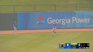 Jake Mangum DID WHAT. Y'all, this is a catch you have to see to believe. | Durham Bulls Baseball Club