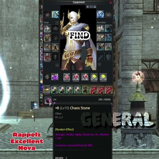 Rappelz Excellent Nova - Road to Craft Chaos Stone lv10 +10 #rappelz #rappelzexcellent #general