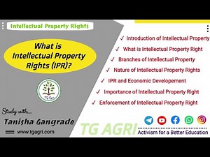 Intellectual Property Rights | IPR | Importance of IPR | What is IPR | by Tanisha Gangrade