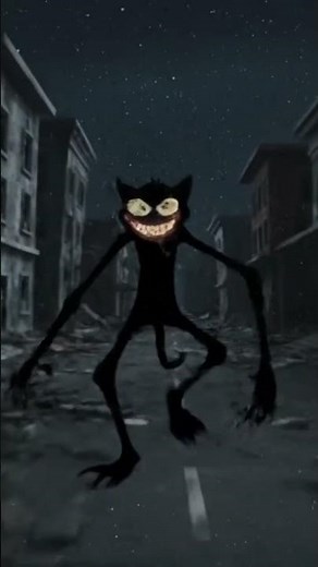 CARTOON CAT - Nightmare Fuel Animation KARTON KAĞIT #cartooncat #horror #kartonkağıt
