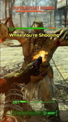 VATS actually broken in Fallout 4 #gaming #fallout4 #fallout #shorts