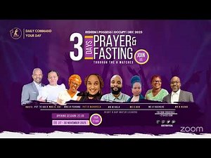 RPO DEC | DAY 3 0F 3 DAYS OF FASTING & PRAYER PROGRAM | 06:00 PRAYER WATCH I SUN, 30 NOV 2025