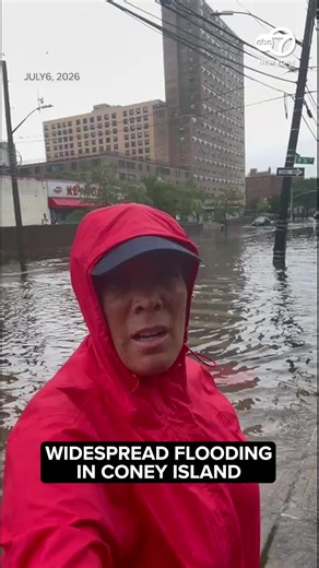 Heavy rain has brought flooding back to many of the flood-prone areas of New York City. Kemberly Richardson has more from Coney Island. #news #nyc #coneyisland #flooding