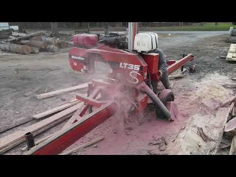 How to make a mantel from a cedar log.