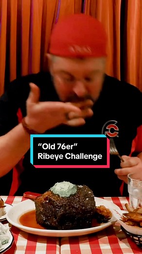 Eating a 76oz Prime Ribeye Steak Challenge!