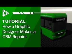 How A Graphic Designer Makes A Repaint | City Bus Manager | Repaint Tutorial