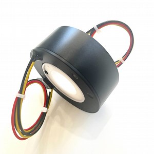 [Hot Item] Low Electrical Noise 40mm Through Hole Rotary Connector with 15A