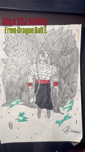 Goku From Dragon Ball Z #animeart #art #dragonballz