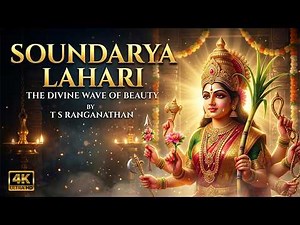 सौन्दर्य लहरी | Soundarya Lahari | Sanskrit Lyrical Video | T S Ranganathan | HD Quality