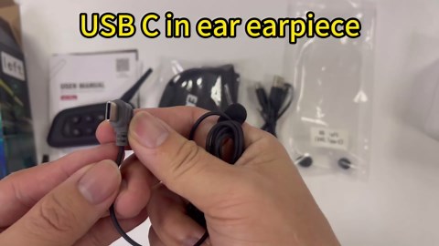 Referee Communication System, Referee Headset Intercom with Earphone for Soccer Football Volleyball Official Handball