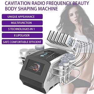[Hot Item] 80K Cavitation Radio Frequency Remover RF Vacuum Multi-Functional Beauty Lipolaser Pad Machine