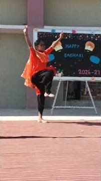 baishakhi per school m dance performance by my daughter ❤️❤️❤️❤️