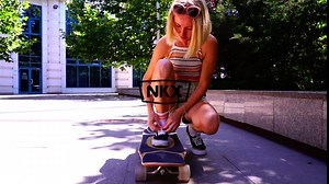 NKX Feather Dancing Longboard Complete Dance Skateboard