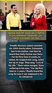 Freddie Mercury DARED Dolly Parton to Sing Bohemian Rhapsody Live.