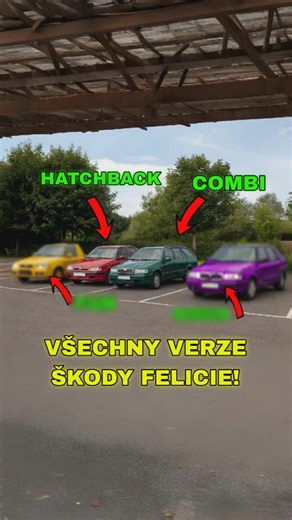 VŠECHNY VERZE ŠKODY FELICIE!!