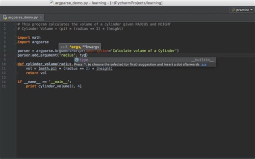 Python教程 | Argparse简单版示例
