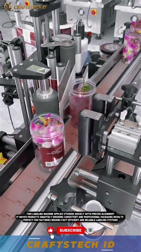 Automatic & Precise Labeling Machine for Applying Stickers and Packaging Products in Production Line