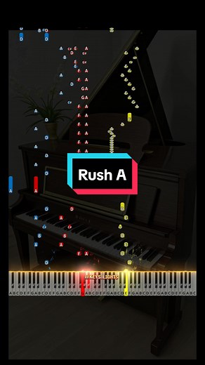 Rush A (Advanced Piano Tutorial)