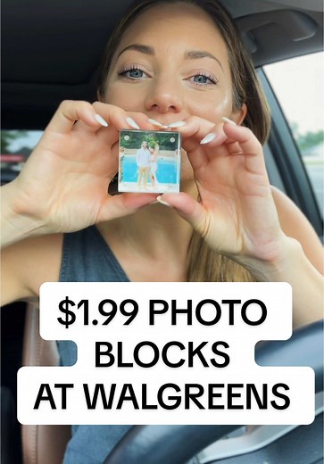 Acrylic Photo Blocks for $1.99 at Walgreens