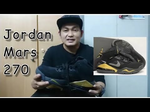 Jordan Mars 270 black&gold Review&Unboxing